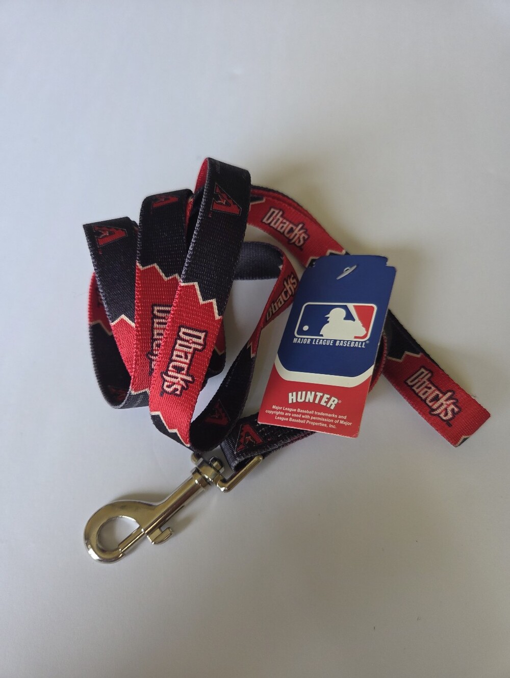 Arizona Diamondbacks Dog Leash Lanyard NWT HUNTER MLB Red Logo Heavy Duty